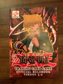 1996 Yugioh Trading Card Game Official Rulebook Version 3.0 Used signs of use - Image 1