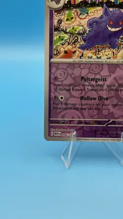 Gengar 094/165 Rare 151 Pokemon Reverse Holo Near Mint - Image 4