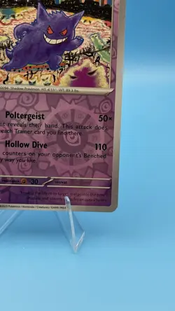 Gengar 094/165 Rare 151 Pokemon Reverse Holo Near Mint - Image 5