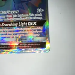 Pokemon Ultra Necrozma GX Secret Rare Full Art Holo Forbidden Light 140/131 - Image 4