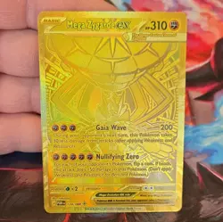 Pokemon TCG Mega Zygarde EX 124/088 POR EN Gold Secret Rare Foil English - Image 1