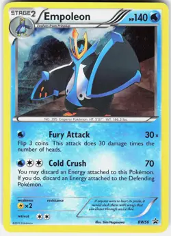 Pokemon Empoleon BW56 Holo Promo Black And White Promo Pokemon Near Mint - Image 1