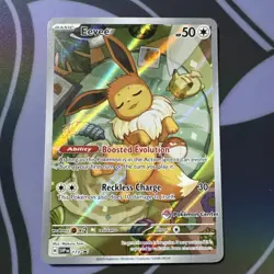 Pokemon TCG Eevee 173 Pokemon Center Stamped Promo Prismatic Evolutions #1 - Image 1