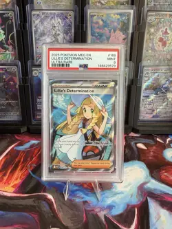 2025 POKEMON MEG EN-MEGA EVOLUTION ULTRA RARE #169 LILLIE'S DETERMINATION - Image 1