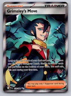 Grimsley's Move 120/094 Ultra Rare Phantasmal Flames Holo Near Mint - Image 1