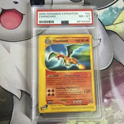 Charizard Pokemon 2002 Expedition Non-Holo 40/165 PSA 8 - Image 1