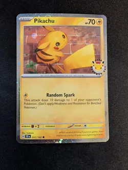 Pikachu 51/162 Stamped 2026 Pokemon Day 30th Anniversary Promo - Image 1