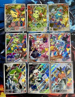 Complete Pokemon First Partner Illustration Series 2 Set - Image 1