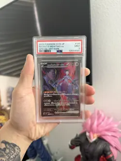 2025 POKEMON JAPANESE SV10-GLORY OF TEAM ROCKET TEAM ROCKET'S MEWTWO EX PSA 9 - Image 1