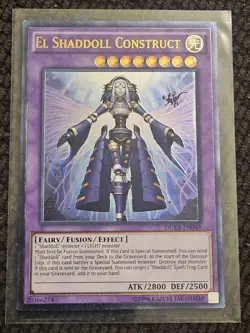 Yu-Gi-Oh El Shaddoll Construct - DUEA-EN049 - Ultimate Rare-Unlimited Ed-minty - Image 1