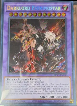 Darklord Eveningstar BPRO-EN036 Secret Rare 1st Edition Yu-Gi-Oh NM - Image 1