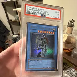 Yu-Gi-Oh! Black Luster Soldier SYE-024 Ultra Rare Holo 1st Ed PSA 7 2004 - Image 1