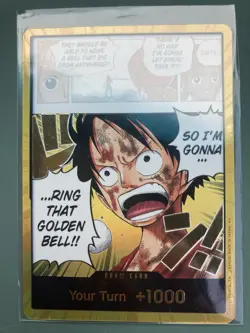 DON!! Card (Luffy) (Gold) Adventure on Kami's Island Foil - Image 1
