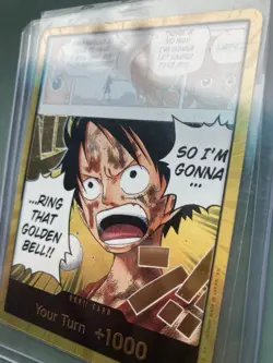DON!! Card (Luffy) (Gold) Adventure on Kami's Island Foil - Image 2