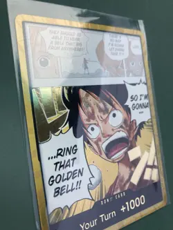 DON!! Card (Luffy) (Gold) Adventure on Kami's Island Foil - Image 3