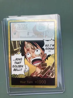 DON!! Card (Luffy) (Gold) Adventure on Kami's Island Foil - Image 4