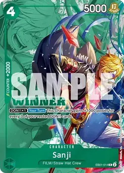 Sanji EB01-014 Winner Pack 2025 Vol.1 *PROMO* NM - Image 1
