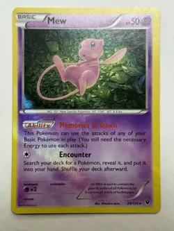 Mew 29/124 Pokemon TCG Card XY Fates Collide Holo Rare 2016 NM - Image 3
