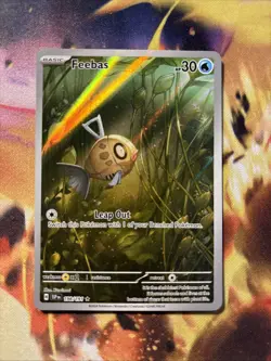 Pokemon Feebas Holo Illustration Rare Card 198/191 Sv08: Surging Sparks - Image 1