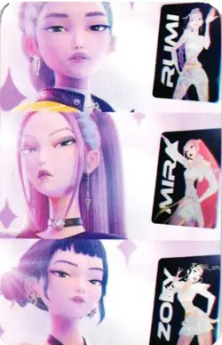 RUMI ZOEY MIRA HUNTR/X KPOP DEMON HUNTERS The Kpop Star Collectible Card - Image 1