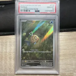 Pokemon Sv08 Surging Sparks Feebas Illustration Rare Holo 198/191 PSA 10 2024 - Image 1