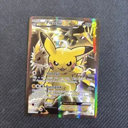 Pikachu EX XY124 Black Star Promo Holo Rare Pokemon Card (2016) MP - Image 1