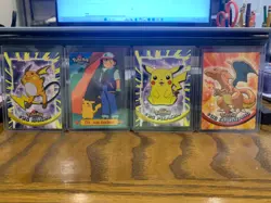 1999 topps pokemon tv animation edition series 1 (6 card Lot) Blue Topps Label - Image 1
