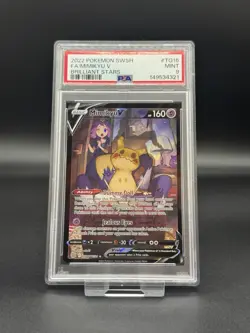 Mimikyu V TG16/TG30 PSA 9 Brilliant Stars Pokemon Card - Image 1