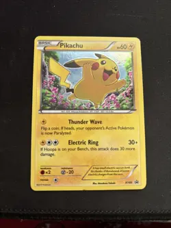 Pokemon Pikachu TCG XY89 Black Star Promo Holo Card - Image 1