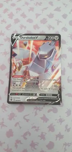 Pokemon Duraludon V Card 047/073 Champions Path Ultra Rare, Near Mint - Image 1