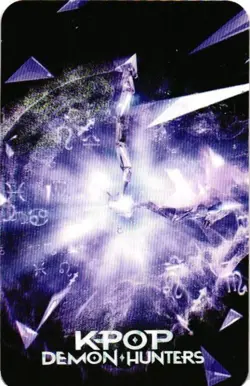 ZOEY HUNTR/X KPOP DEMON HUNTERS The Kpop Star Collectible Card - Image 2