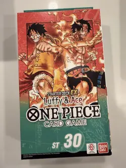 Bandai ONE PIECE Card Game ST-30 Starter Deck EX Luffy & Ace 50 Cards EN - Image 1
