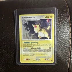 Ampharos 1/132 Secret Wonders Holo Rare Pokemon TCG Card English 2008 130 HP - Image 1