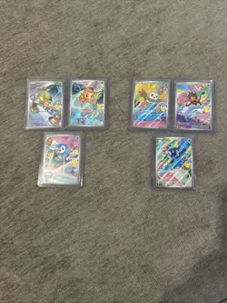 Pokemon Card Lot (6) Mega Evolution First Partner Promos 040-045 NM Newly Opened - Image 2