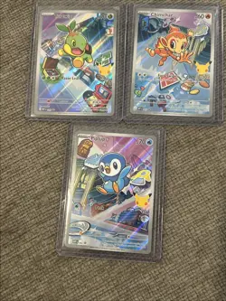 Pokemon Card Lot (6) Mega Evolution First Partner Promos 040-045 NM Newly Opened - Image 3