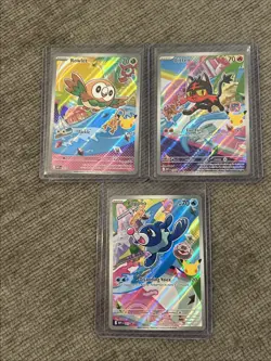Pokemon Card Lot (6) Mega Evolution First Partner Promos 040-045 NM Newly Opened - Image 4