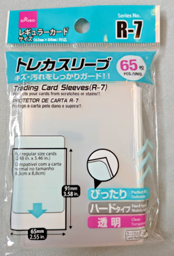 Daiso Trading Card Sleeve R-7 Regular Size 65 x 10 Set for Pokemon Japan New - Image 3