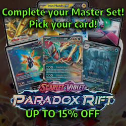 Pick your card! Scarlet & Violet Paradox Rift Complete your Master Set - Image 1