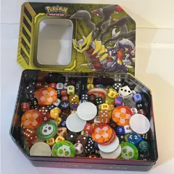Pokemon Trading Card Game Lot Of Mixed Dice And Counters Various Types D4-D20 - Image 2