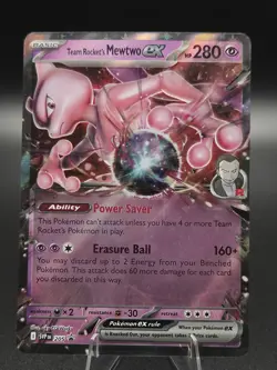 Team Rocket's Mewtwo ex 205 Sv: Scarlet & Violet Promo Cards Holo - Pokemon - NM - Image 1