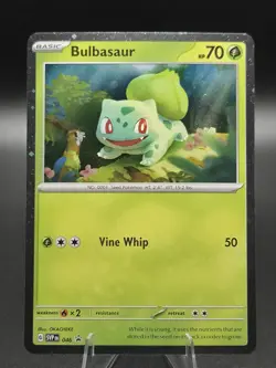 Bulbasaur - 046 (Cosmos Holo) 046 Sv: Scarlet & Violet Promo Cards Holo - NM - Image 1