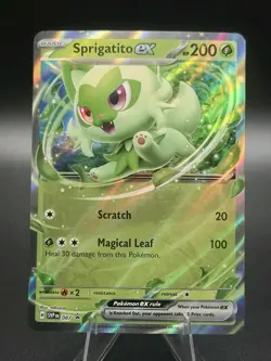 Sprigatito ex 087 Sv: Scarlet & Violet Promo Cards Holo Pokemon TCG - Image 1