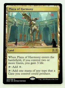Plaza of Harmony - Ravnica Allegiance Regular Card - Image 1