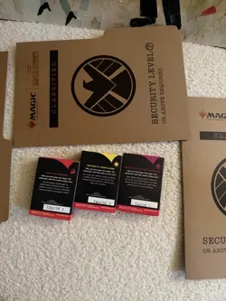 MTG Magic The Gathering - Marvel Super Hero - Welcome Packs Set Of 3 Plus Folder - Image 3