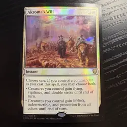 Akroma's Will Rare Foil MTG Commander Legends #3 LP - Image 1