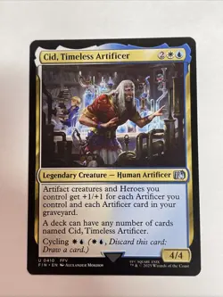 Cid, Timeless Artificer (0410) Final Fantasy Uncommon - Image 1