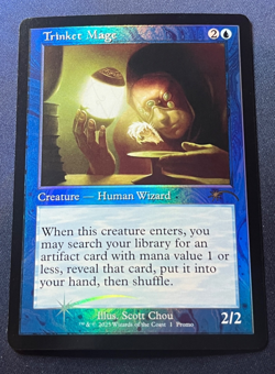 MTG Trinket Mage (Retro Frame) FOIL Promo 0001 Magic the Gathering - Image 1