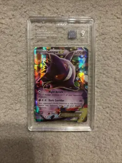 Pokemon Gengar EX XY Phantom Forces Holo Ultra Rare #34 TAG 9 Mint - Image 1