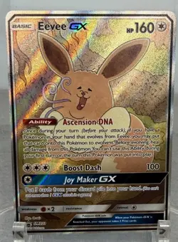Pokemon Company Eevee GX SM233 Sun & Moon Promo Holo English 160 NM- BEAUTIFUL - Image 1