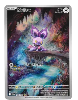 Pokemon - Noibat 169/159 Sv09: Journey Together Ultra Rare Holo - NM - Image 2